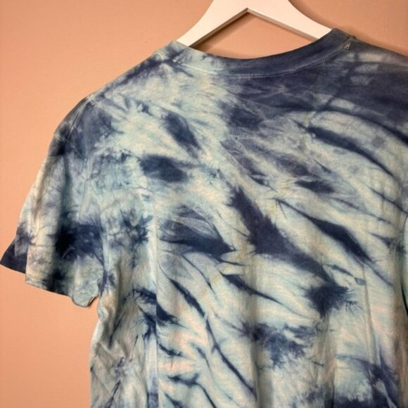 Vintage 80s The Who Tommy 1989 anniversary blue tie dye band tee L - Picture 6 of 7